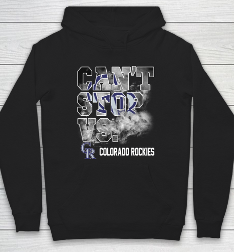 MLB Colorado Rockies Baseball Can't Stop Vs Colorado Rockies Hoodie