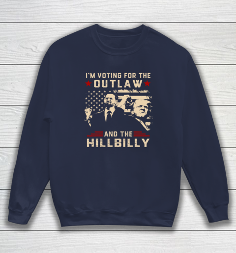 Trump 2024 Flag Outlaw Hillbilly J D.Vance 2024 Donald Trump Sweatshirt 2