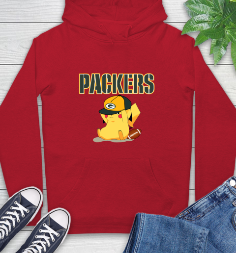 NFL Pikachu Football Sports Green Bay Packers Hoodie 10