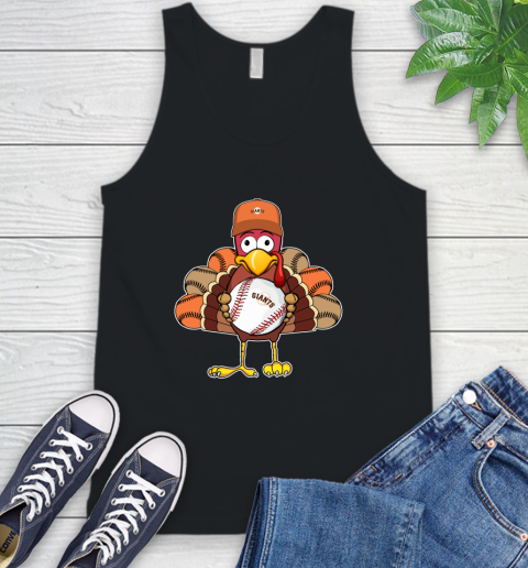 San Francisco Giants Turkey thanksgiving Tank Top 2