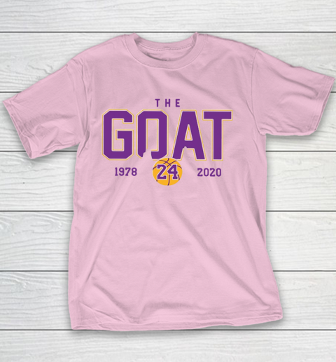 Kobe Bryant The Goat 1978 2020 Youth T-Shirt