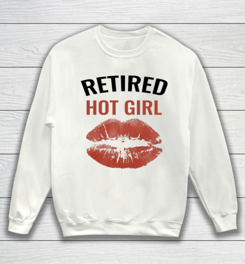 Retired Hot Girl Red Lip Sweatshirt