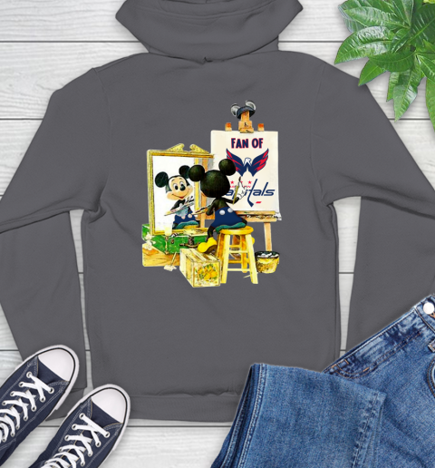 NHL Hockey Washington Capitals Mickey Drawing Shirt 20