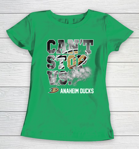 NHL Anaheim Ducks Hockey Can't Stop Vs Women's T-Shirt - Image 6