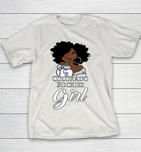 Colorado Rockiess Girl MLB Youth T-Shirt 11