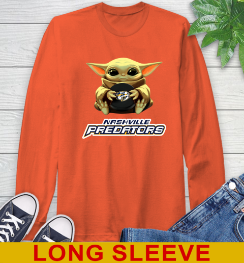 NHL Hockey Nashville Predators Star Wars Baby Yoda Shirt 62