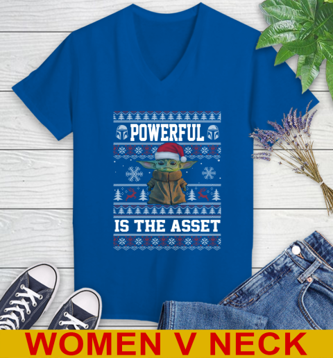 Powerful Is The Asset Baby Yoda Christmas Star Wars Shirts 81