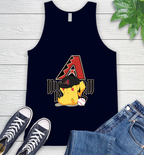 MLB Pikachu Baseball Sports Arizona Diamondbacks Tank Top 3