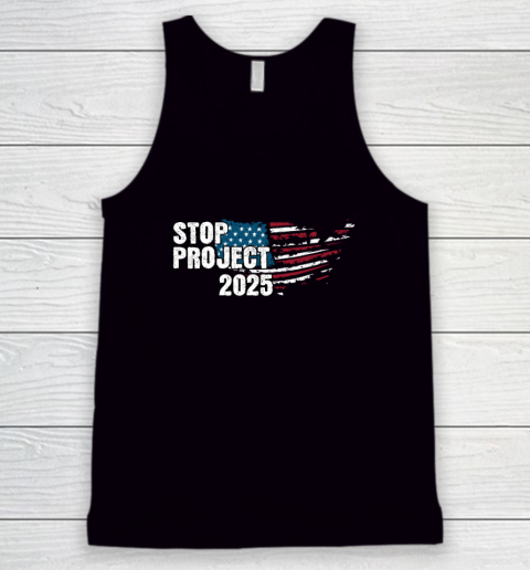Stop Project 2025 Anti Trump Tank Top