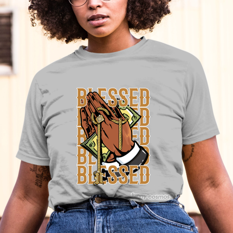 Air Jordan 1 Rookie of the Year matching sneaker tshirt Drake Blessed Brown and White Jordan Tshirt