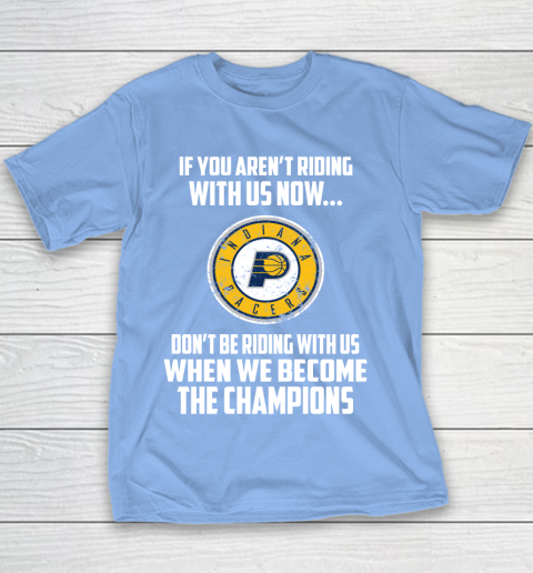 NBA Indiana Pacers Basketball We Become The Champions Youth T-Shirt 8