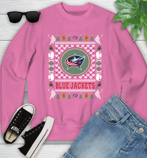 Columbus Blue Jackets Merry Christmas NHL Hockey Loyal Fan Ugly Shirt 120