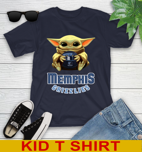 NBA Basketball Memphis Grizzlies Star Wars Baby Yoda Shirt 103