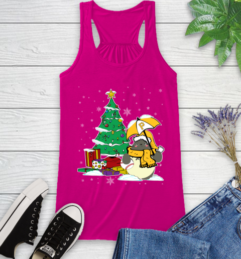 Pittsburgh Pirates MLB Baseball Cute Tonari No Totoro Christmas Sports Racerback Tank 7