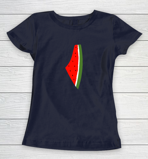 Palestine Watermelon Shirt Palestine Map Women's T-Shirt 2