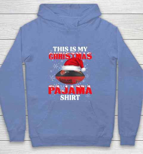 Cleveland Browns This Is My Christmas Pajama Shirt NFL Youth Hoodie 8