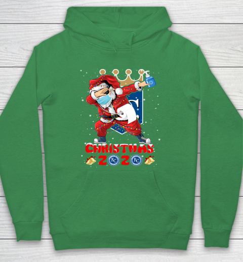 Kansas City Royals Funny Santa Claus Dabbing Christmas 2020 MLB Hoodie 5