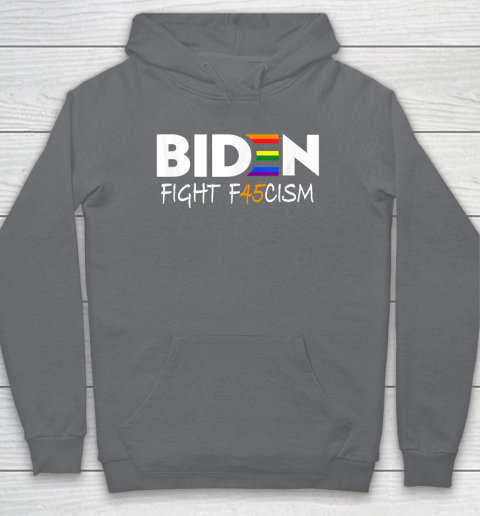 Biden Fight F45cism Shirt Biden Fight Fascism Anti Trump Hoodie - Image 4
