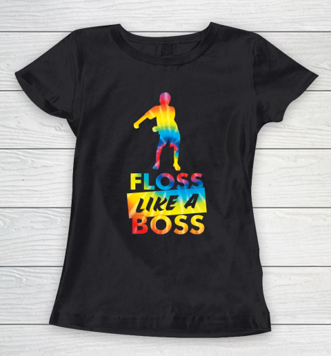 Fortnite Tshirt Tie Dye Floss Like A Boss  Flossing Dance Women's T-Shirt