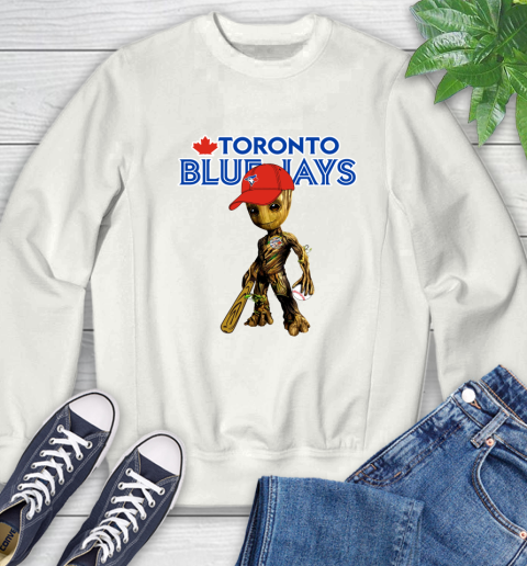 MLB Toronto Blue Jays Groot Guardians Of The Galaxy Baseball Sweatshirt