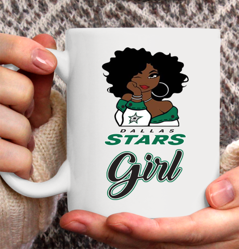 Dallas Stars Girl NHL Ceramic Mug 11oz 2