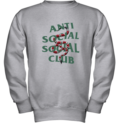 Anti Social Social Club ASSC GC Snake Youth Sweatshirt