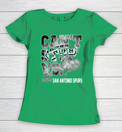 NBA San Antonio Spurs Basketball Can't Stop Vs Women's T-Shirt 5