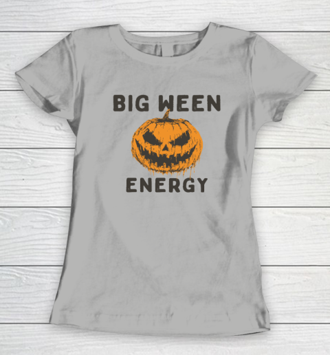 Halloween Pumpkin Head Big Ween Energy Spooky Women's T-Shirt 7