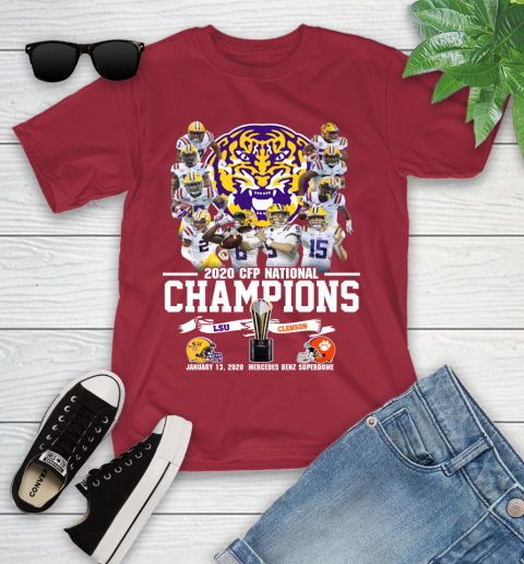 LSU Tigers 2020 Cfp National Champions Shirt 105