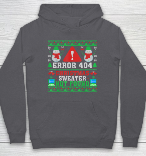 Computer Error 404 Ugly Christmas Sweater Not's Found Xmas Hoodie 4