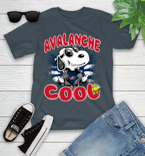 NHL Hockey Columbus Blue Jackets Cool Snoopy Shirt Youth T-Shirt 9