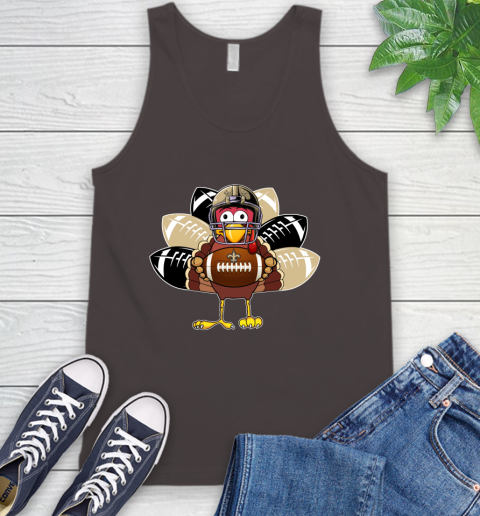 New Orleans Saints Turkey Thanksgiving Day Tank Top 7