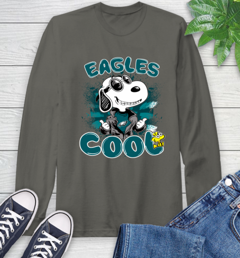 NFL Football Philadelphia Eagles Cool Snoopy Shirt Long Sleeve T-Shirt 10