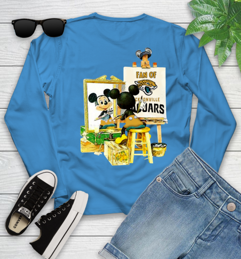 NFL Football Jacksonville Jaguars Mickey Drawing Shirt 119