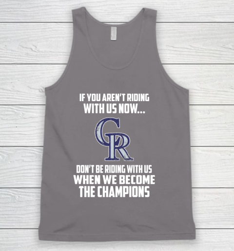 MLB Colorado Rockies Baseball We Become The Champions Tank Top 6