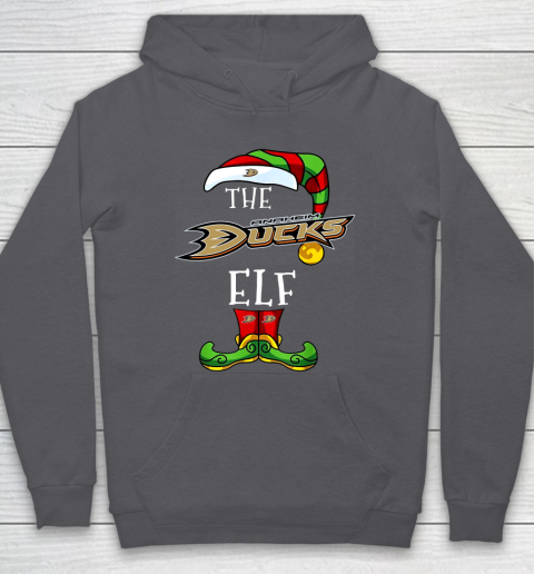 Anaheim Ducks Christmas ELF Funny NHL Hoodie 4