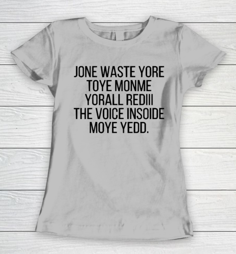 Blink 182 I Miss You Funny Jone Waste Yore Women's T-Shirt 3