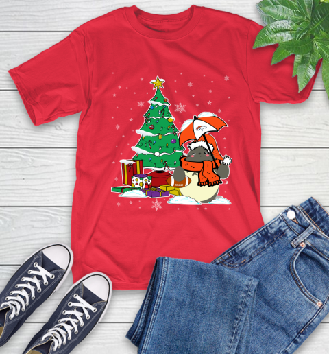 Denver Broncos NFL Football Cute Tonari No Totoro Christmas Sports T-Shirt 11