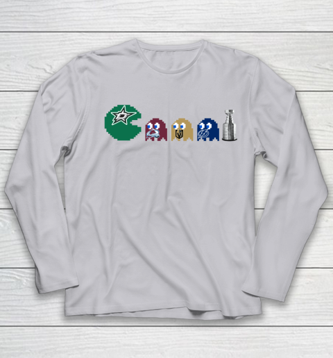 Dallas Stars x Pacman Create History For Stanley Cup Youth Long Sleeve 5
