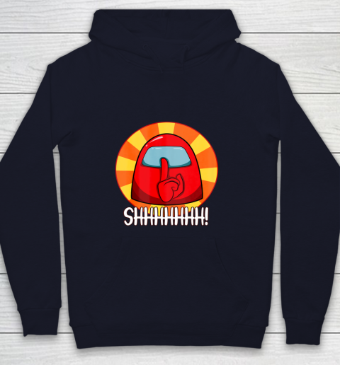 Among Us Game Shirt Cool Among Us shirt Crewmate or Impostor SHHHHHH Youth Hoodie 2