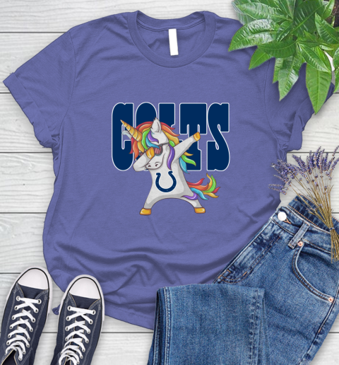 Indianapolis Colts NFL Football Funny Unicorn Dabbing Sports Women's T-Shirt 12 Indianapolis Colts NFL Football Funny Unicorn Dabbing Sports Women's T-Shirt - Image 12