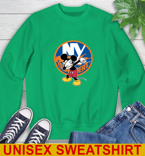 New York Islanders NHL Hockey Dabbing Mickey Disney Sports Sweatshirt 6