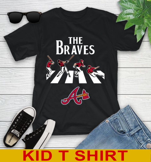 MLB Baseball Atlanta Braves The Beatles Rock Band Shirt Youth T-Shirt MLB Baseball Atlanta Braves The Beatles Rock Band Shirt Youth T-Shirt