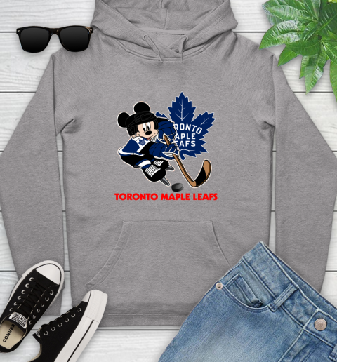 NHL Toronto Maple Leafs Mickey Mouse Disney Hockey T Shirt Youth Hoodie 6