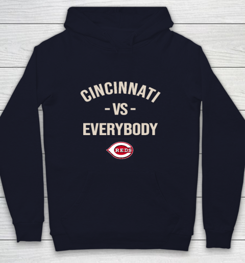 Cincinnati Reds Vs Everybody Youth Hoodie 2