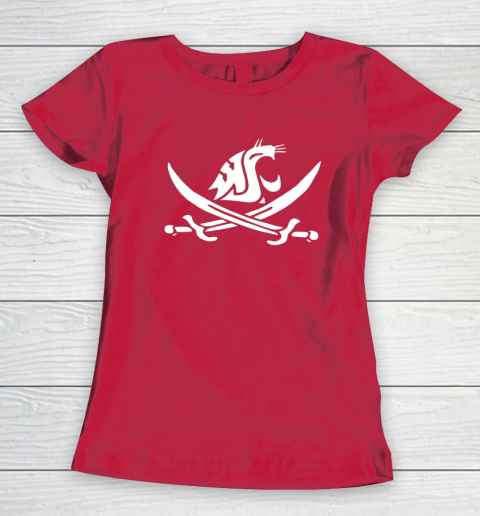 WSU Pirate Shirt Mike Leach WSU Pirate Sword Women's T-Shirt 7