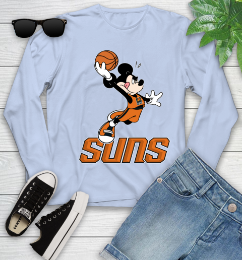 NBA Basketball Phoenix Suns Cheerful Mickey Mouse Shirt T-Shirt