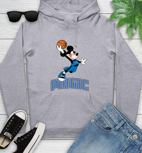 NBA Basketball Orlando Magic Cheerful Mickey Mouse Shirt Youth Hoodie 6