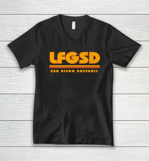 LFGSD San Diego Baseball V-Neck T-Shirt