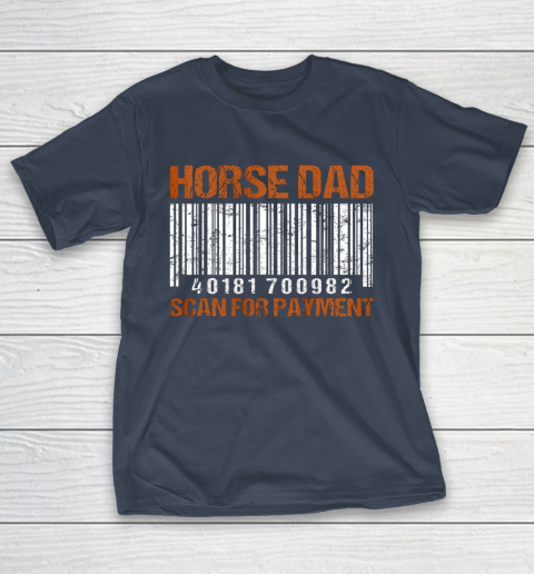 Horse Dad Scan For Payment T-Shirt 3